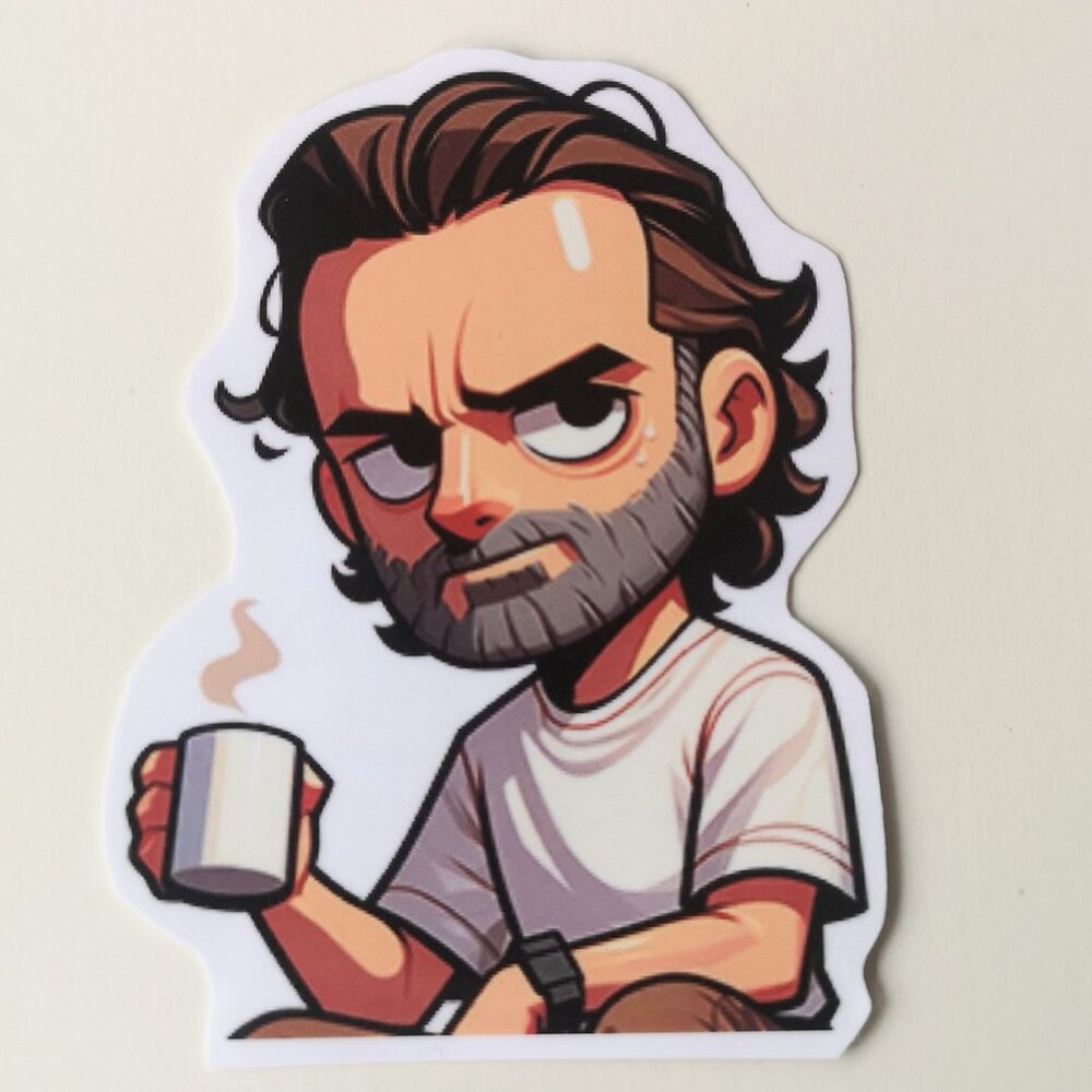 5 for 10$ - The Walking Dead Rick Grimes Sticker